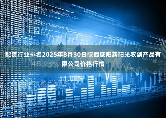 配资行业排名2025年8月30日陕西咸阳新阳光农副产品有限公司价格行情